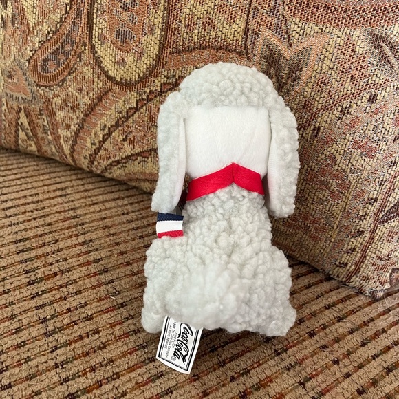 Coca-Cola Poodle Stuffed Animal (1999) France, Dog Plush Toy w/ Coke Bottle, - Picture 4 of 7